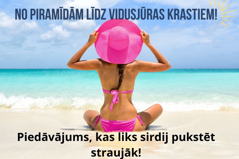 No piramīdām līdz Vidusjūrai: Kaira, Aleksandrija un Alameina!